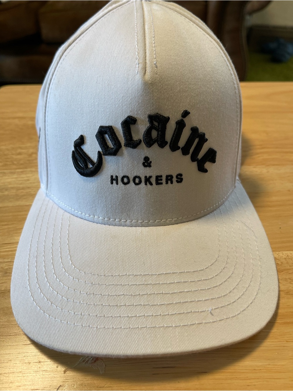 Cocaine And Hookers Golf Gods Australia Fitted L/XL Hat. Rare Fitted